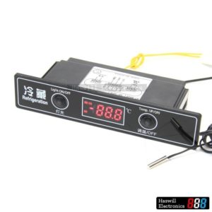 Controlador de temperatura e luz TCC 6220A com botões de pressão