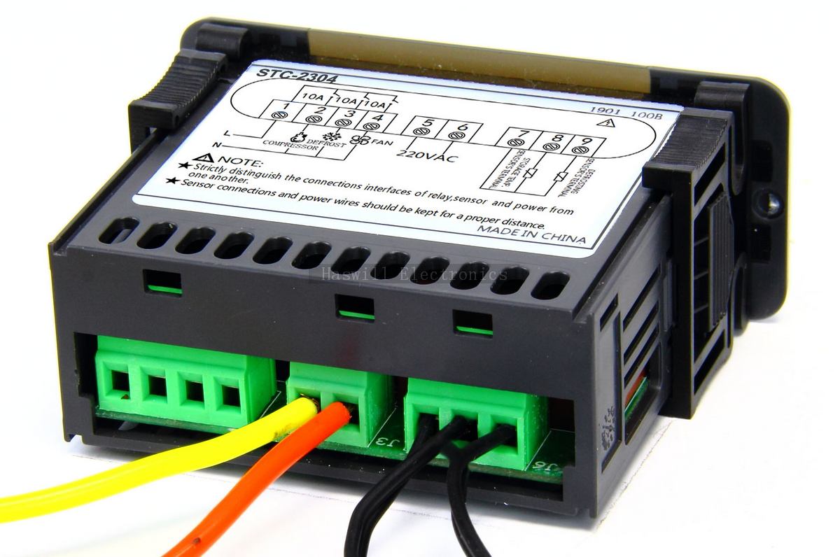 Haswill Electronics STC 2304 Régulateur de température 4 photo de câblage