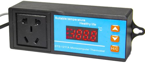Haswill Electronics STS-1211 Smart-Thermostat-Steckdosenleiste zum Heizen oder Kühlen